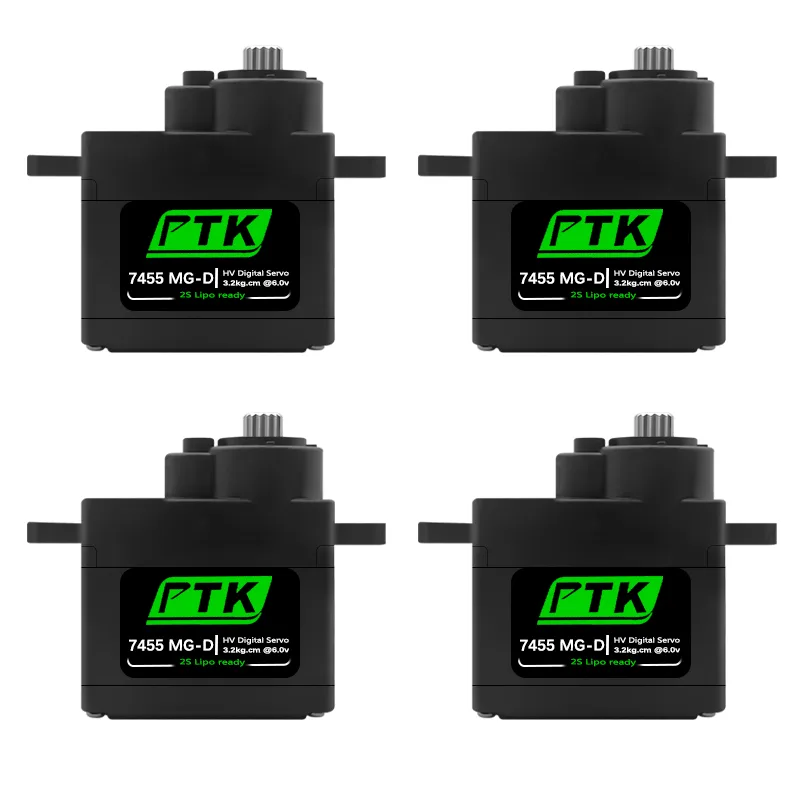D.A.D Car Accessories - Servo digital PTK 7455MG-D de 12g