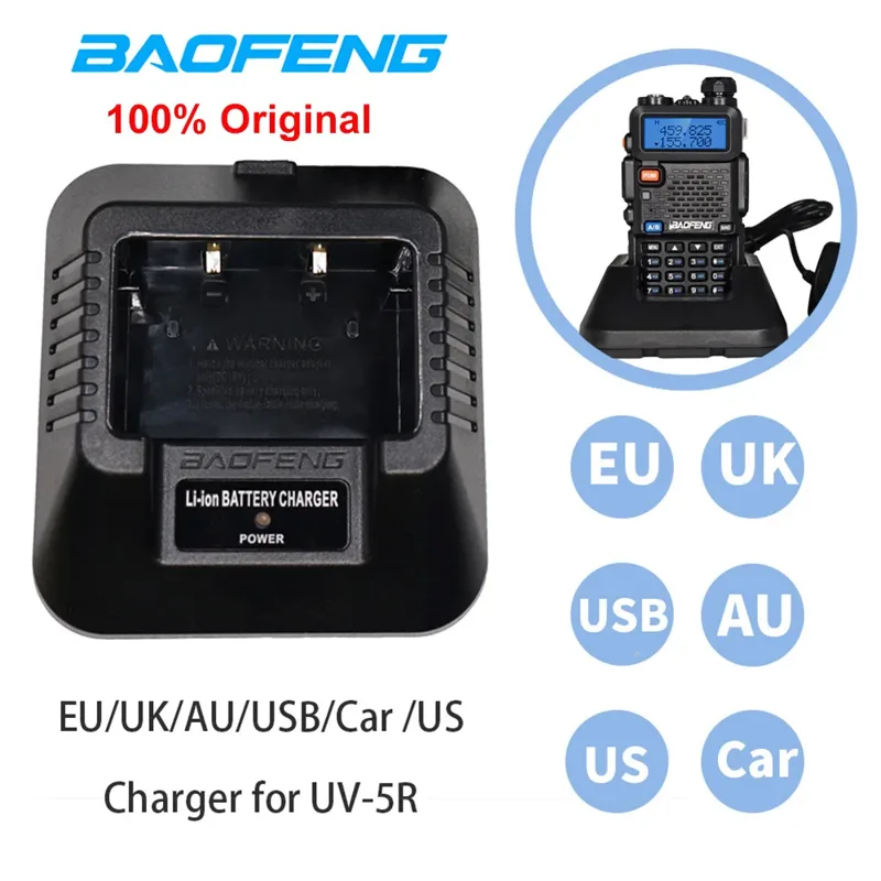 Car Accessories Uk - Cargador de Batería Original Baofeng UV-5R