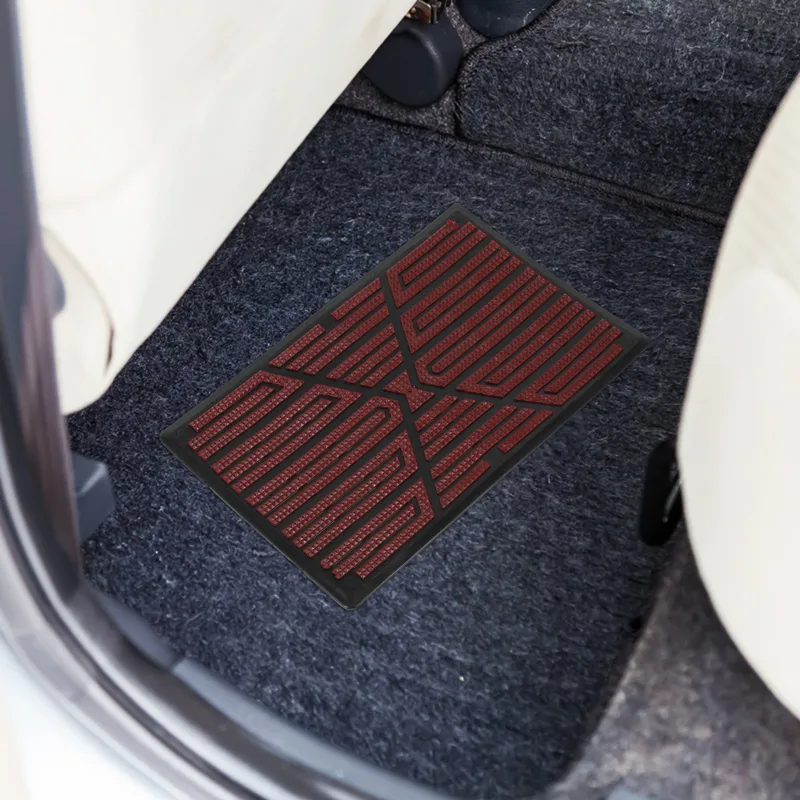 Car Floor Mat Rubber - 1 Juego de Alfombrillas Antideslizantes de