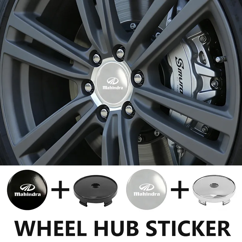 Car Accessories Xuv 300 - Para Mahindra: Emblema de tapacubos central