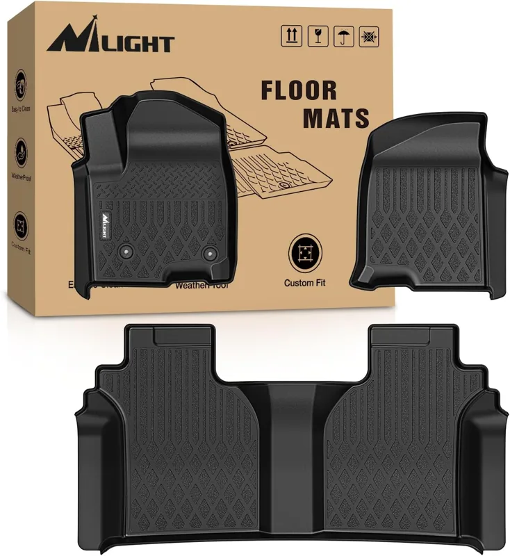 Car Floor Mat Rubber - Tapetes Nilight para Chevy Silverado GMC