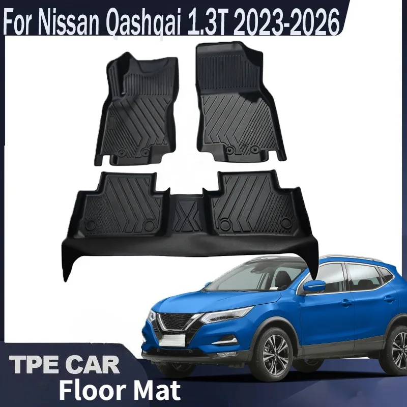Car Floor Mat Rubber - Alfombrillas para Nissan Qashqai 1.3T 2023-2026,
