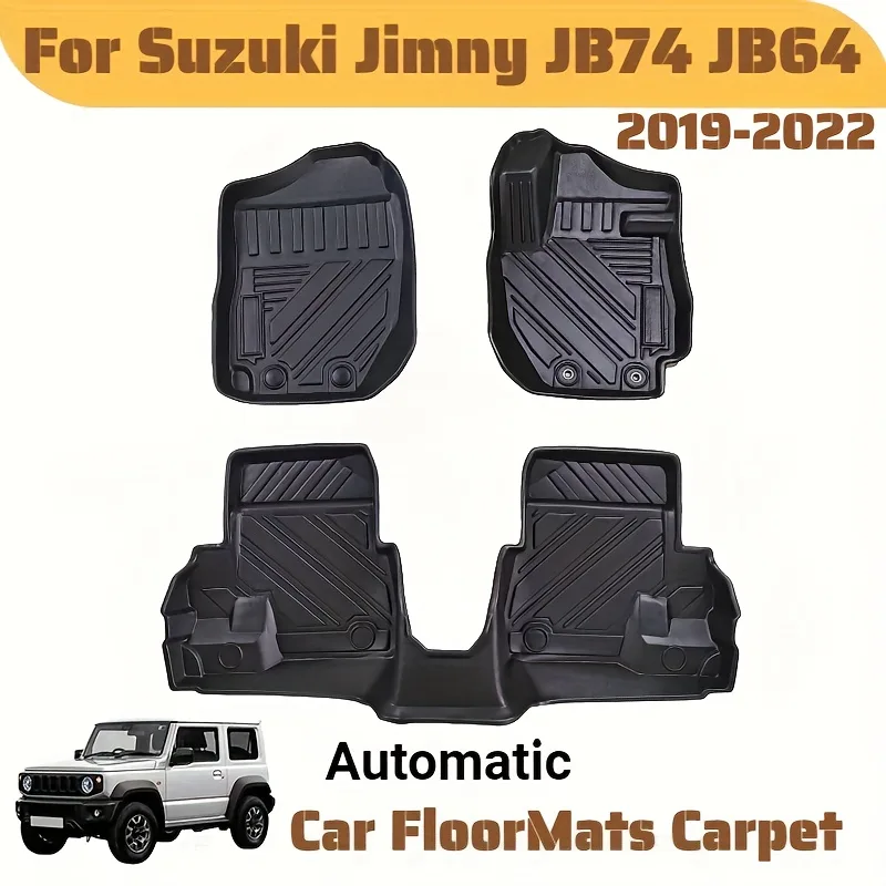 Car Floor Mat Rubber - Alfombrillas para Auto Suzuki Jimny JB74