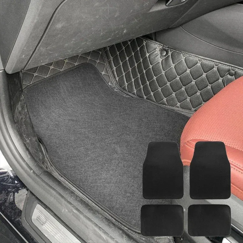 Car Floor Mat Rubber - Alfombrillas para Auto, Delanteras y Traseras,