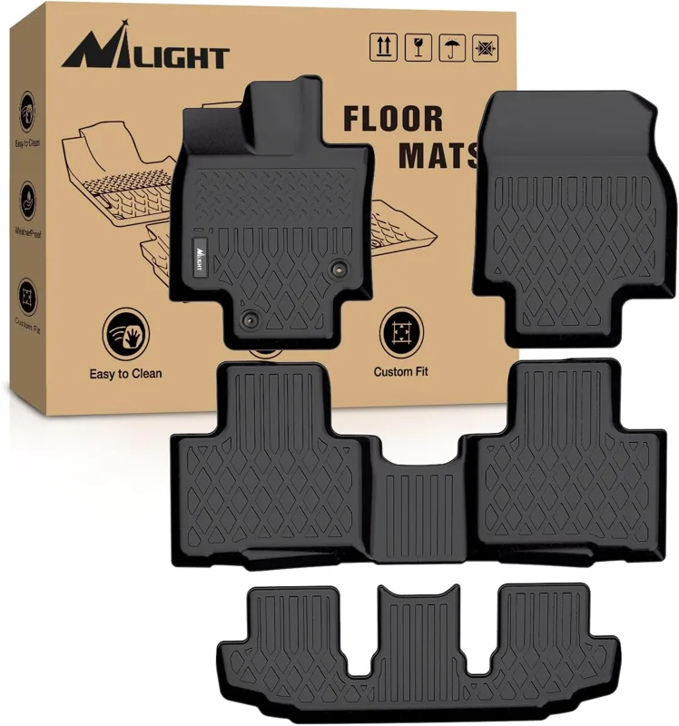 Car Floor Mat Rubber - Tapetes de Piso TPE Nilight a
