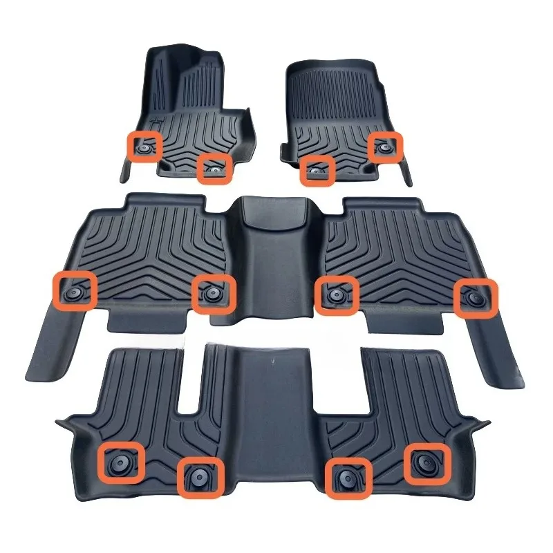 Car Floor Mat Rubber - Alfombrilla de coche personalizada para Mercedes