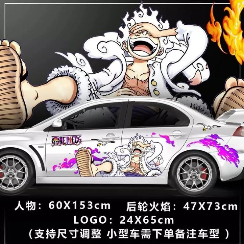 D.A.D Car Accessories - Pegatina de One Piece para decoración