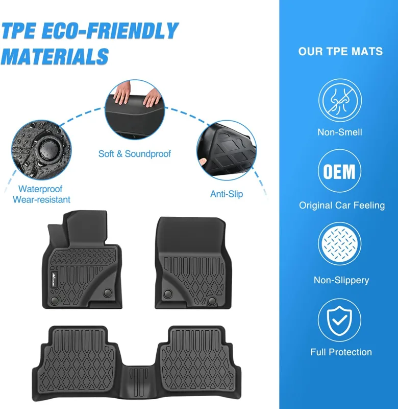 Alfombrillas de TPE Nilight a  - Car Floor Mat Rubber reseña y precio