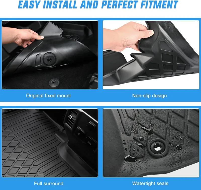 Alfombrillas de TPE Nilight a  - Car Floor Mat Rubber reseña y precio