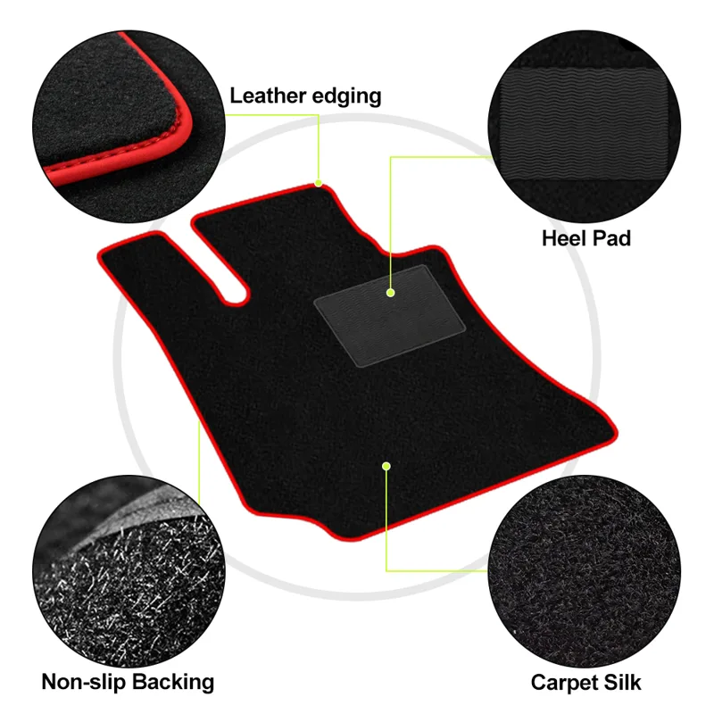 Alfombrillas de coche alfombra - Car Floor Mat Rubber reseña y precio