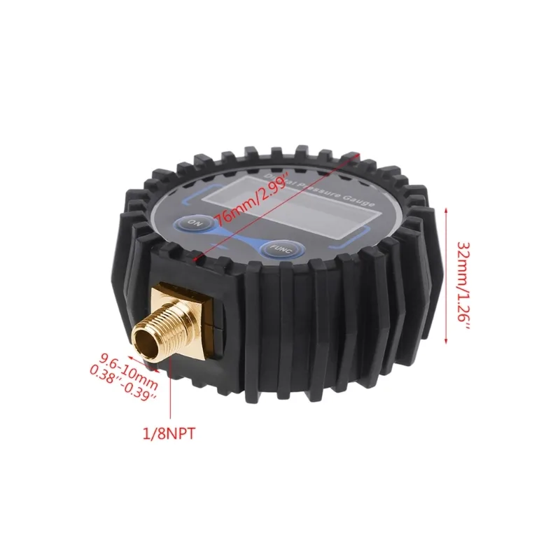 1/8 NPT Medidor de presión de  - Car Accessories Under 200 reseña y precio