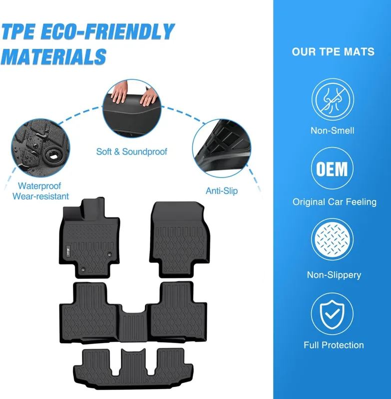 Tapetes de Piso TPE Nilight a  - Car Floor Mat Rubber reseña y precio