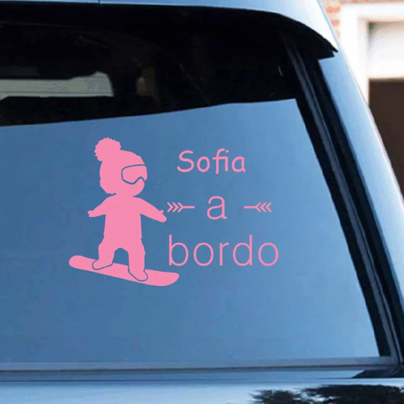 1 unidad de vinilo de bebé a b - Car Accessories For Baby reseña y precio