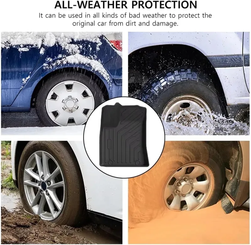 Tapetes de Piso para Auto de T - Car Floor Mat Rubber reseña y precio