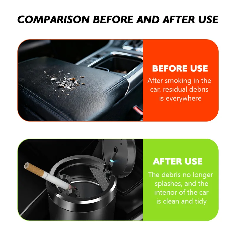 Cenicero portátil para coche,  - Car Accessories Xuv 300 reseña y precio